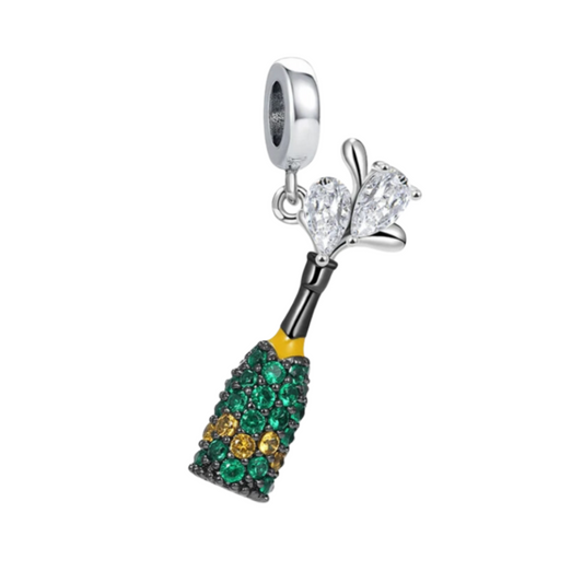 Popping Champagne Charm