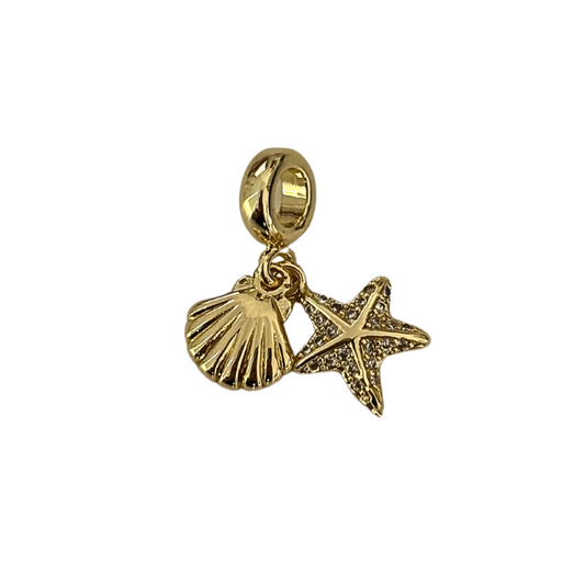 Starfish & Shell Charm